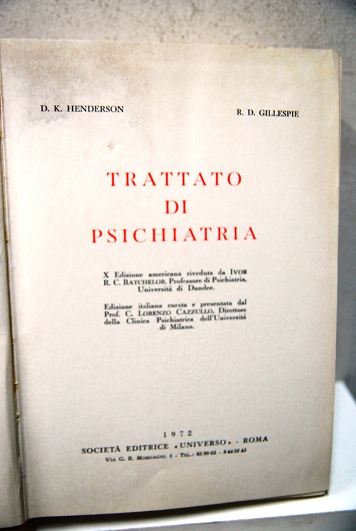 Trattato di Psichiatria