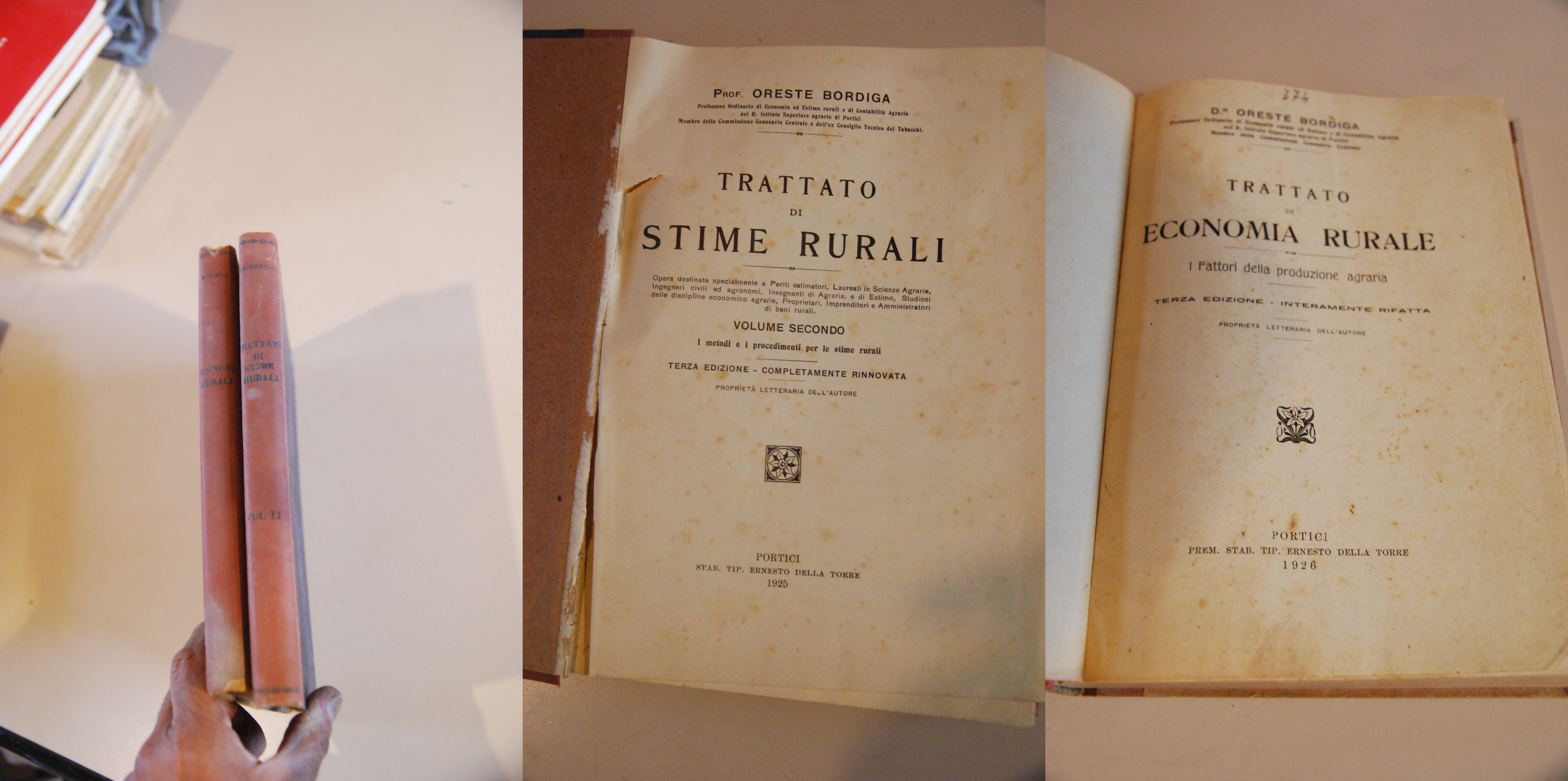 trattato di stime rurali vol. 2 1925 e trattato di …