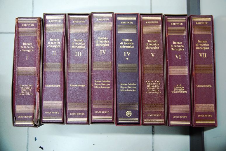 Trattato di Tecnica Chirurgica in 7 volumi completi