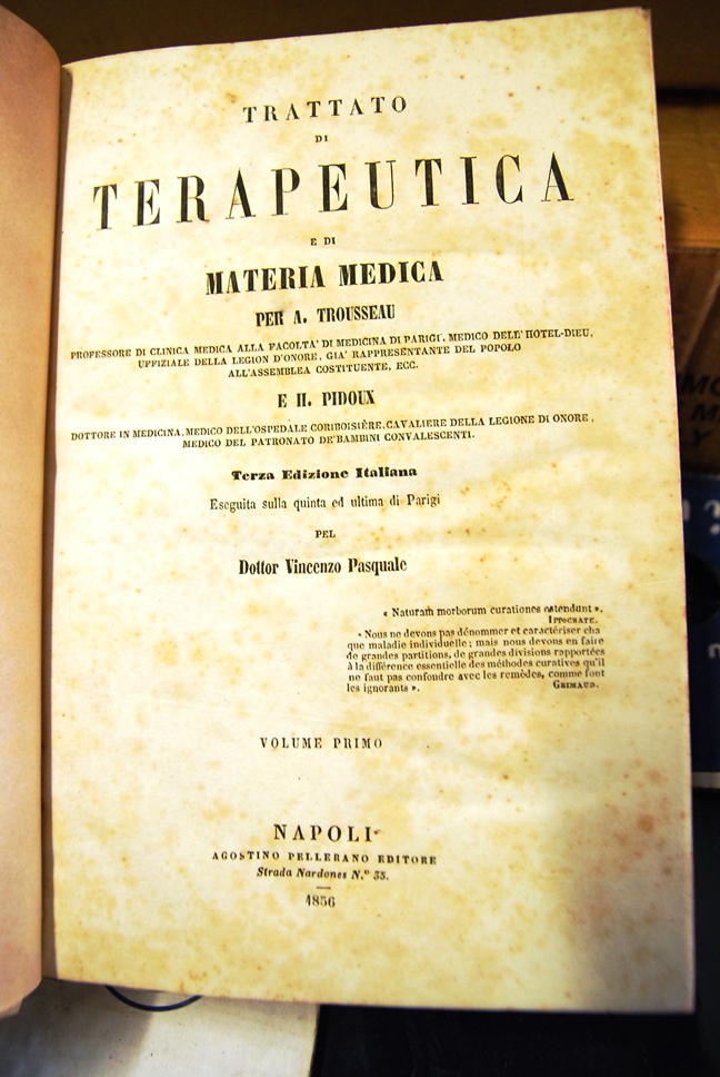Trattato di Terapeutica e di Materia Medica