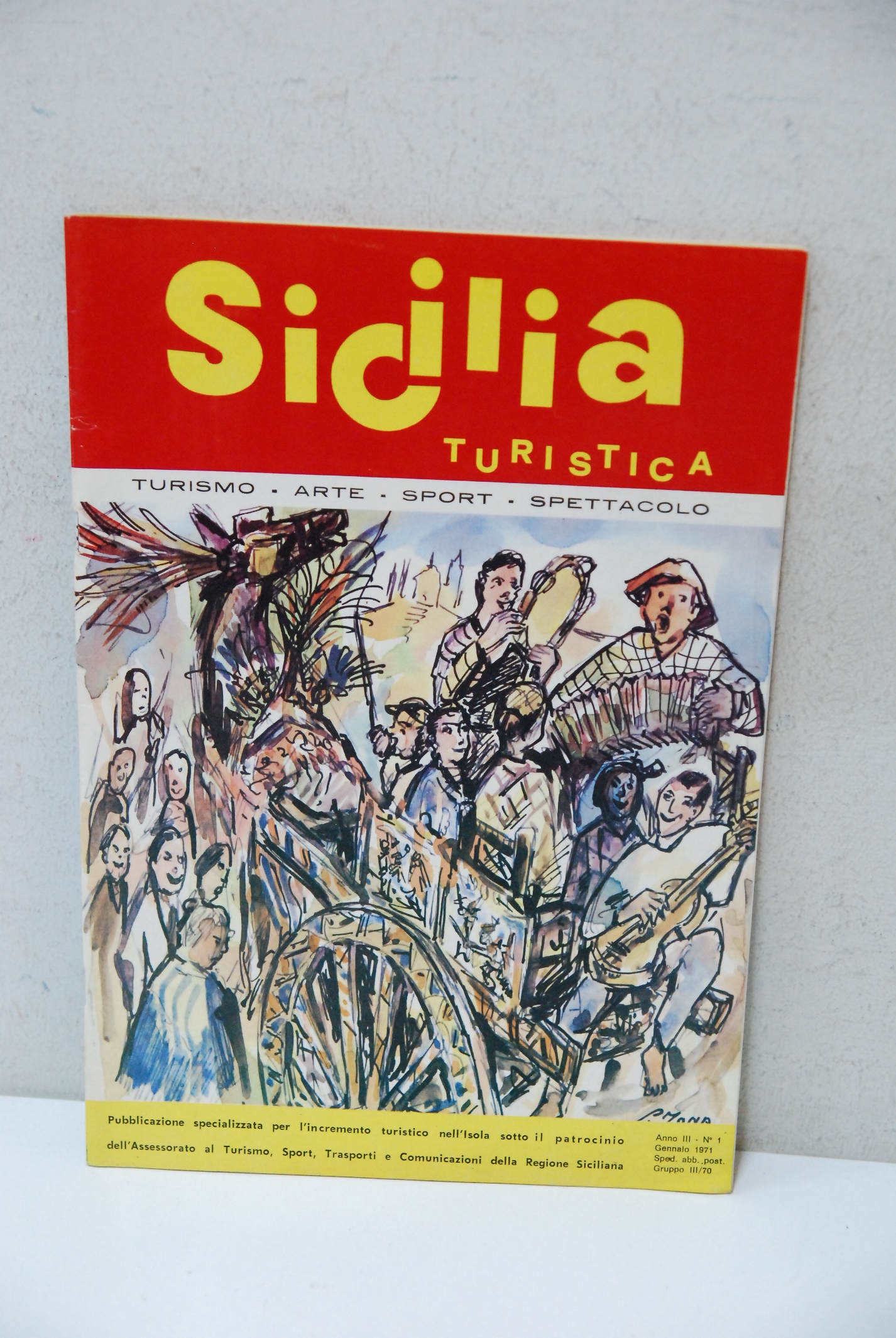 turismo sport arte spettacolo gennaio 1971