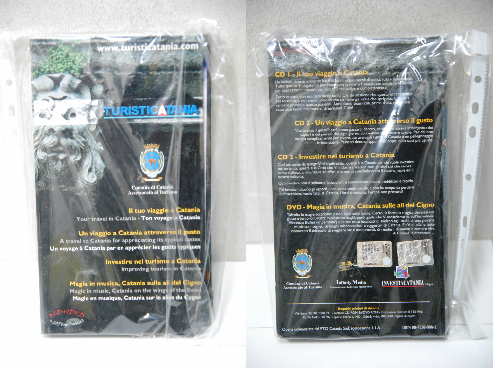 turisticatania 3 cd 1 dvd 20 pages booklet NUOVO