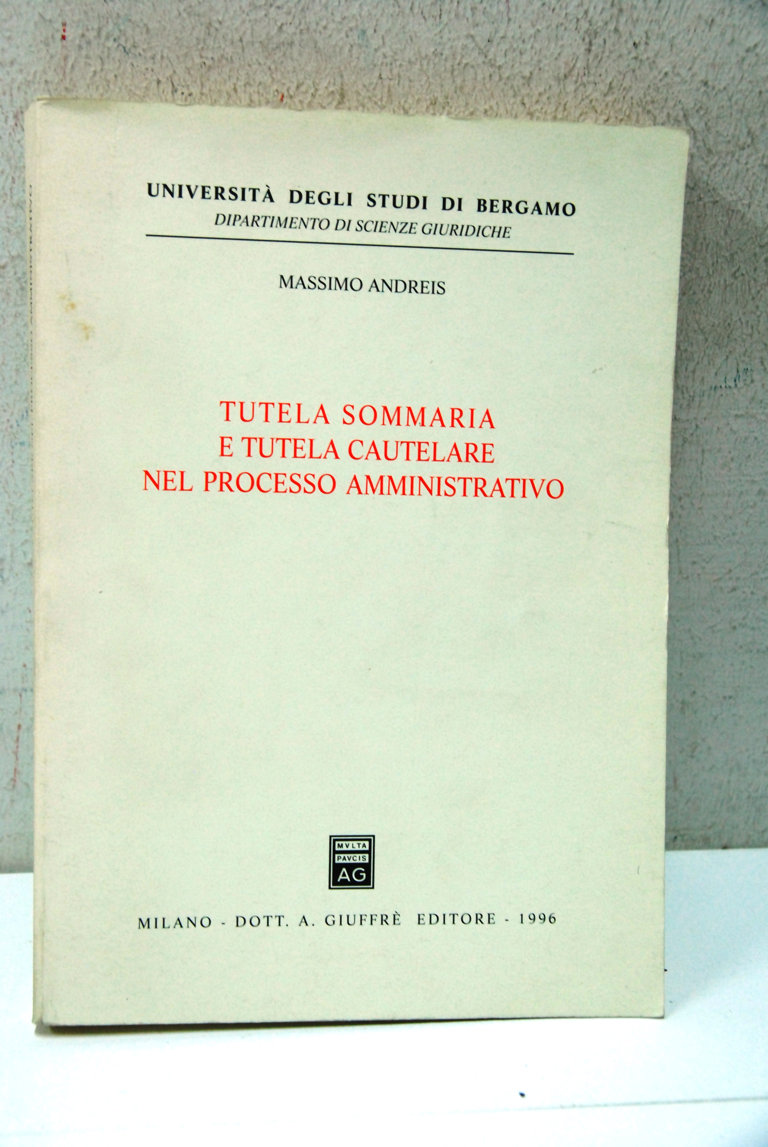 Tutela sommaria e cautelare nel processo amministrativo