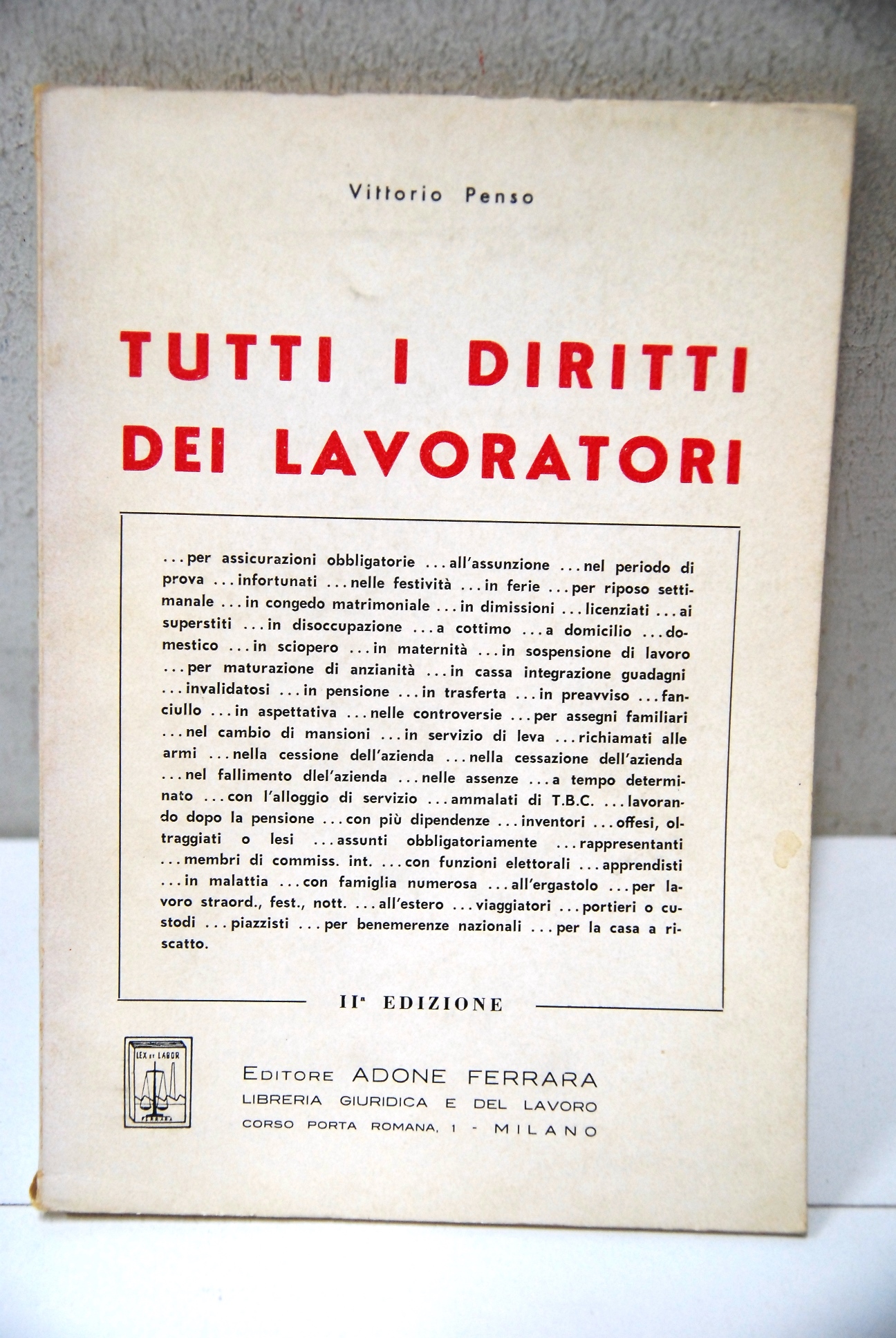Tutti i diritti dei lavoratori