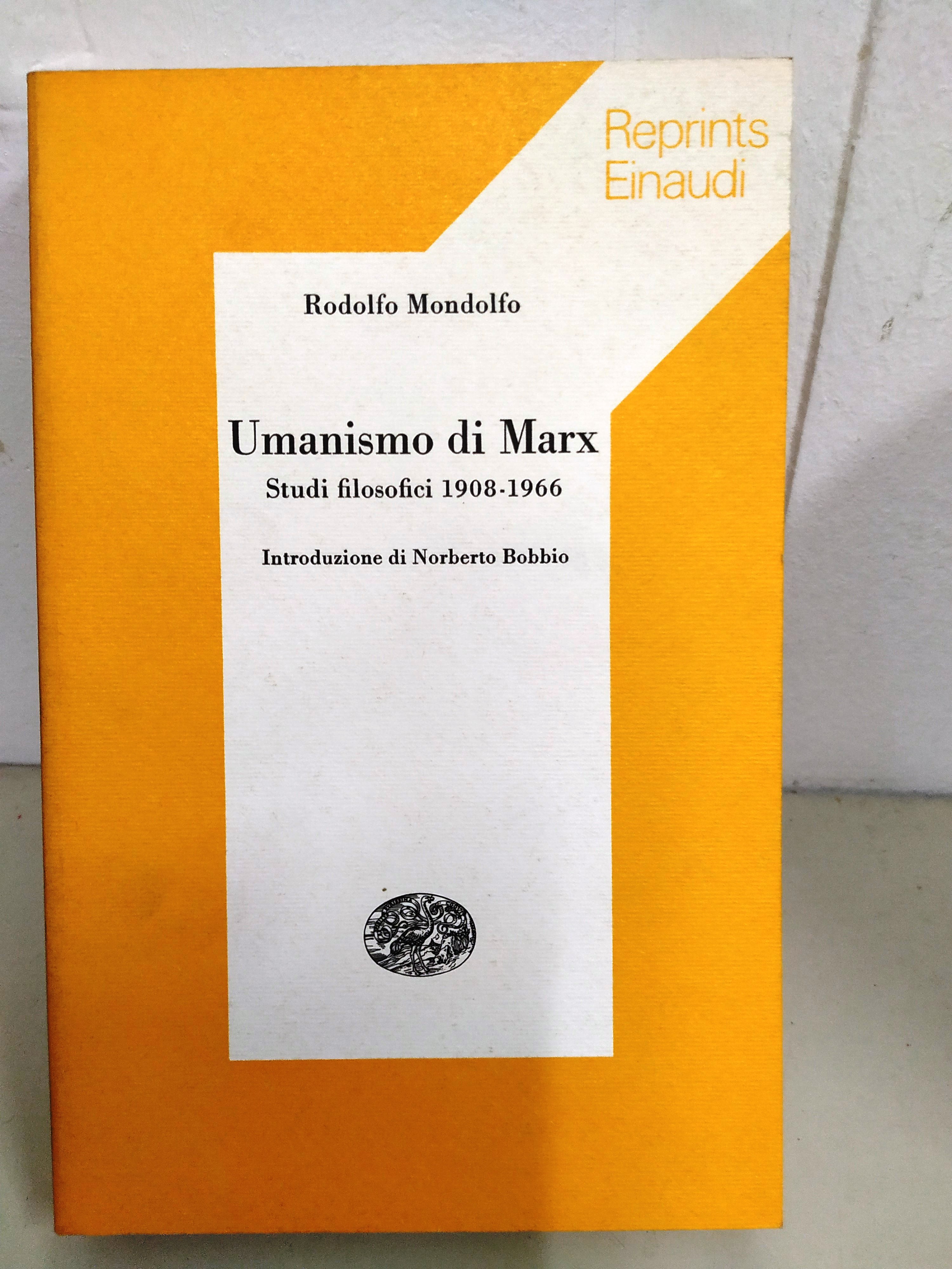 umanismo di marx NUOVISSIMO