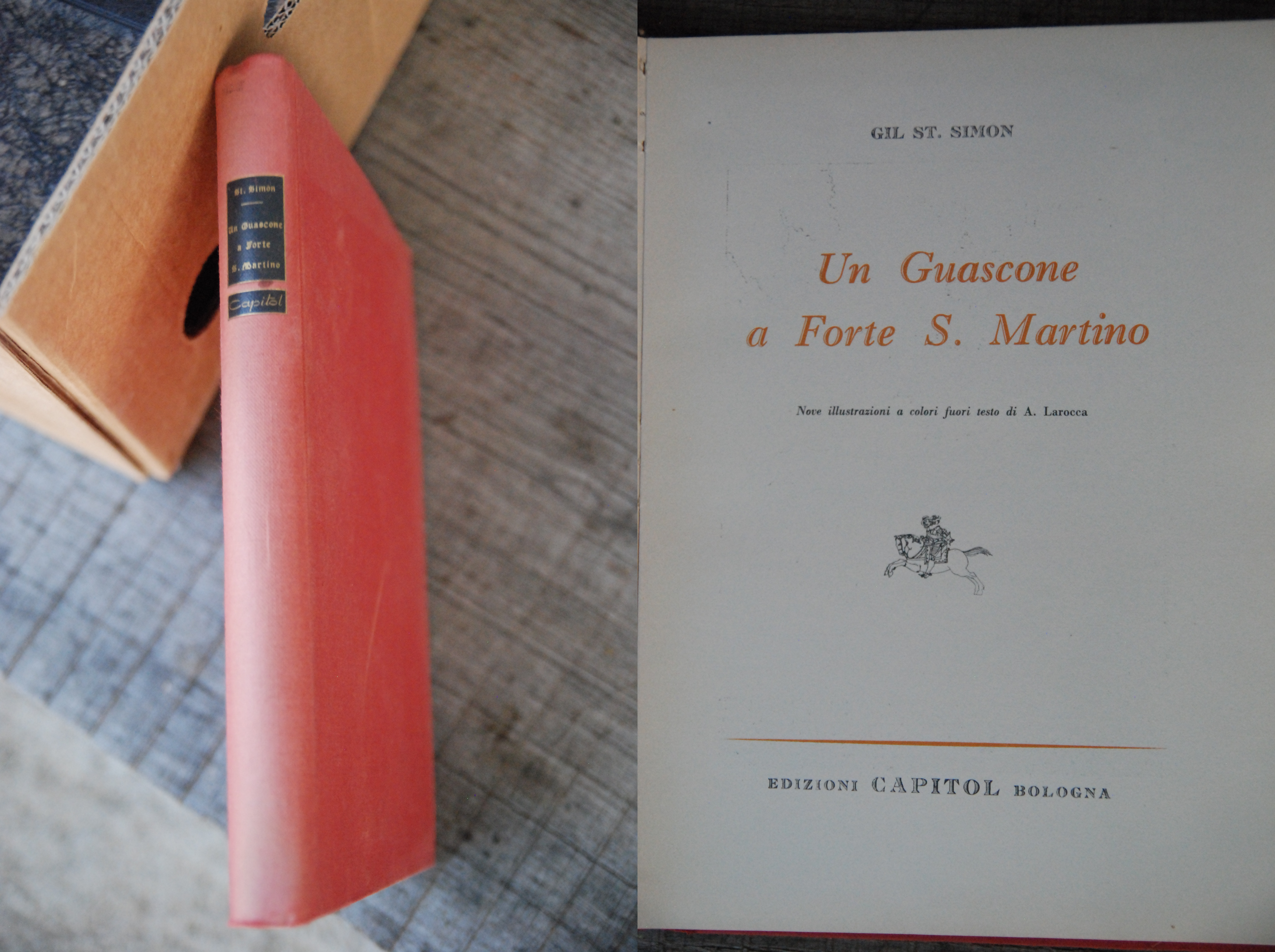 UN guascone a forte s. martino figurato anni 60 NUOVISSIMO