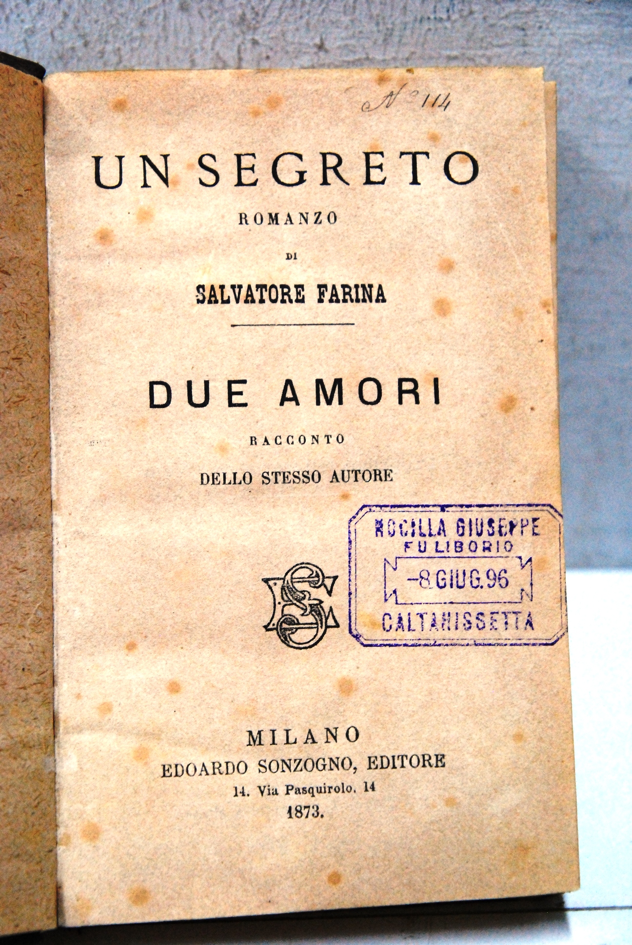 un segreto due amori