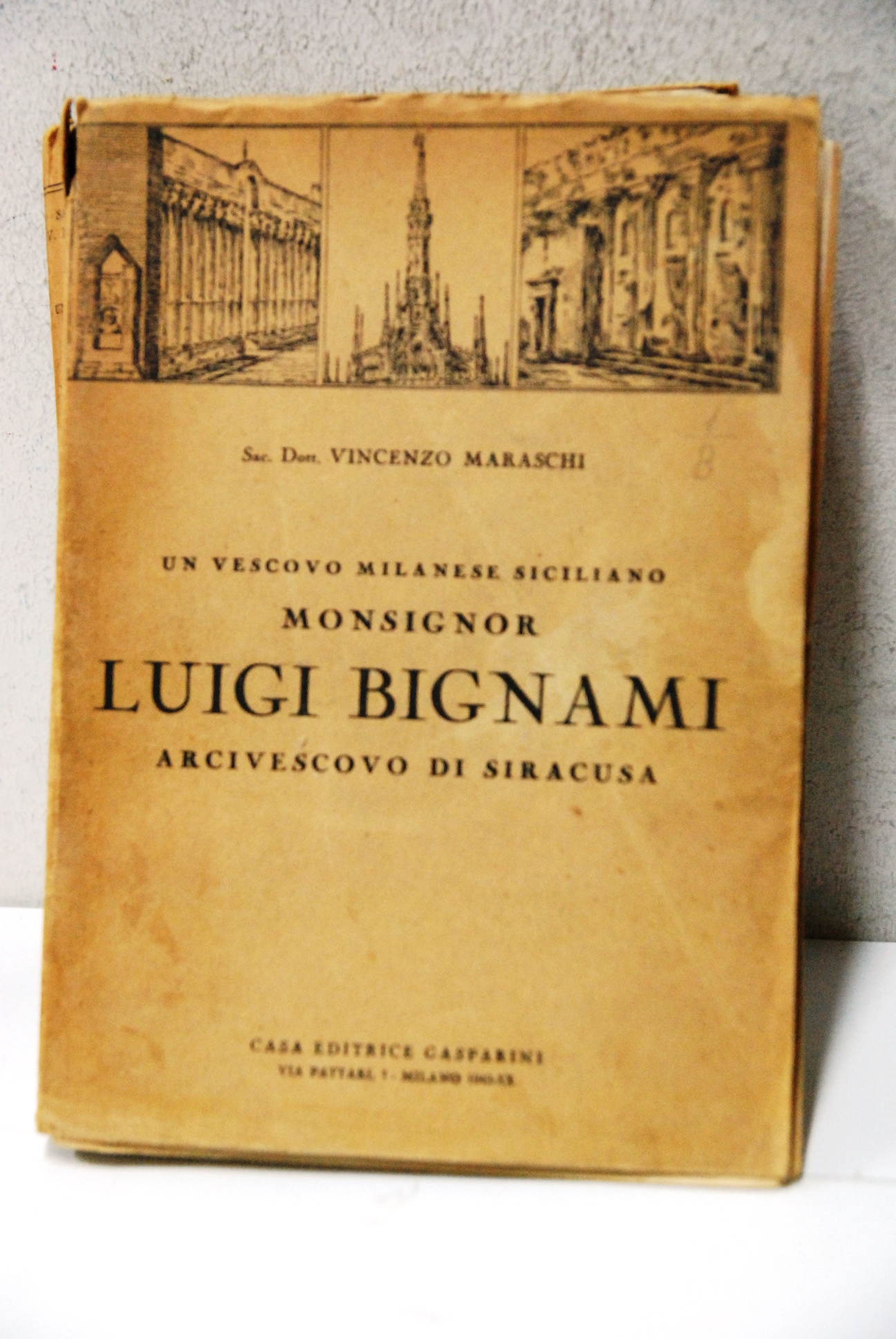 UN vescovo milanese siciliano monsignor luigi bignami arcivescovo di siracusa