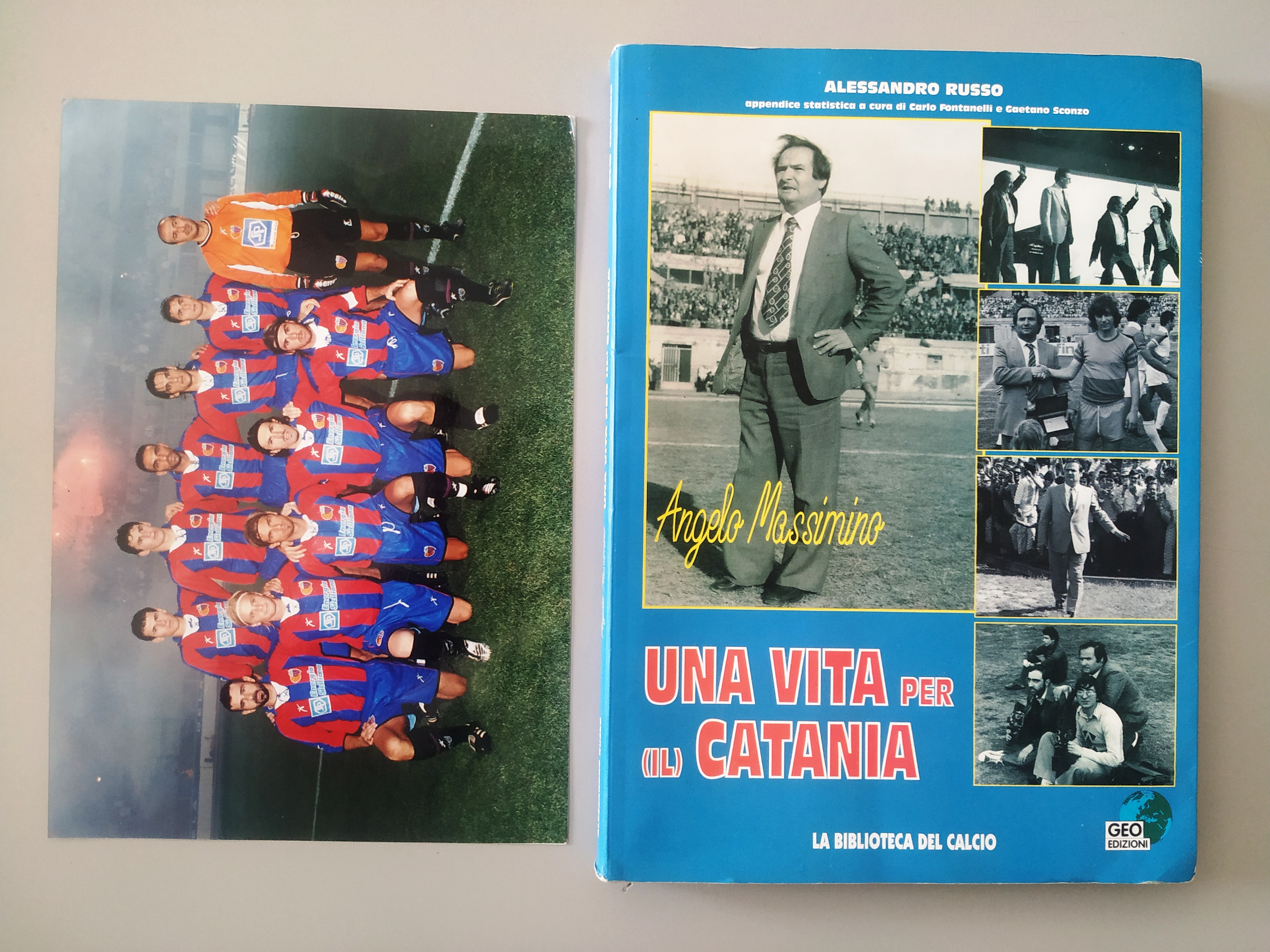 una vita per il catania con foto originale del campionato …