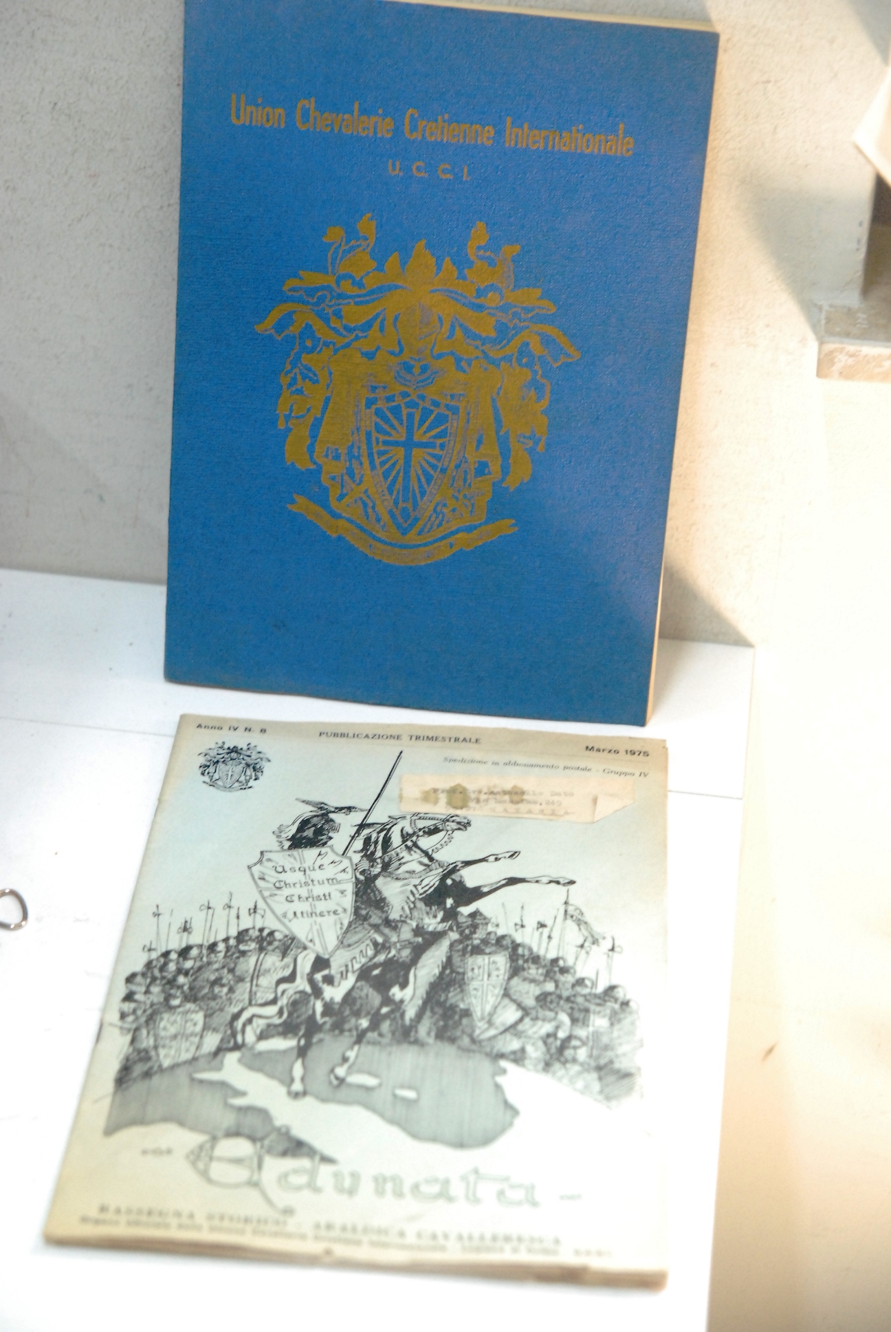 union chevalerie cretienne internationale UCCI rassegna storico araldica cavalleresca adunata …