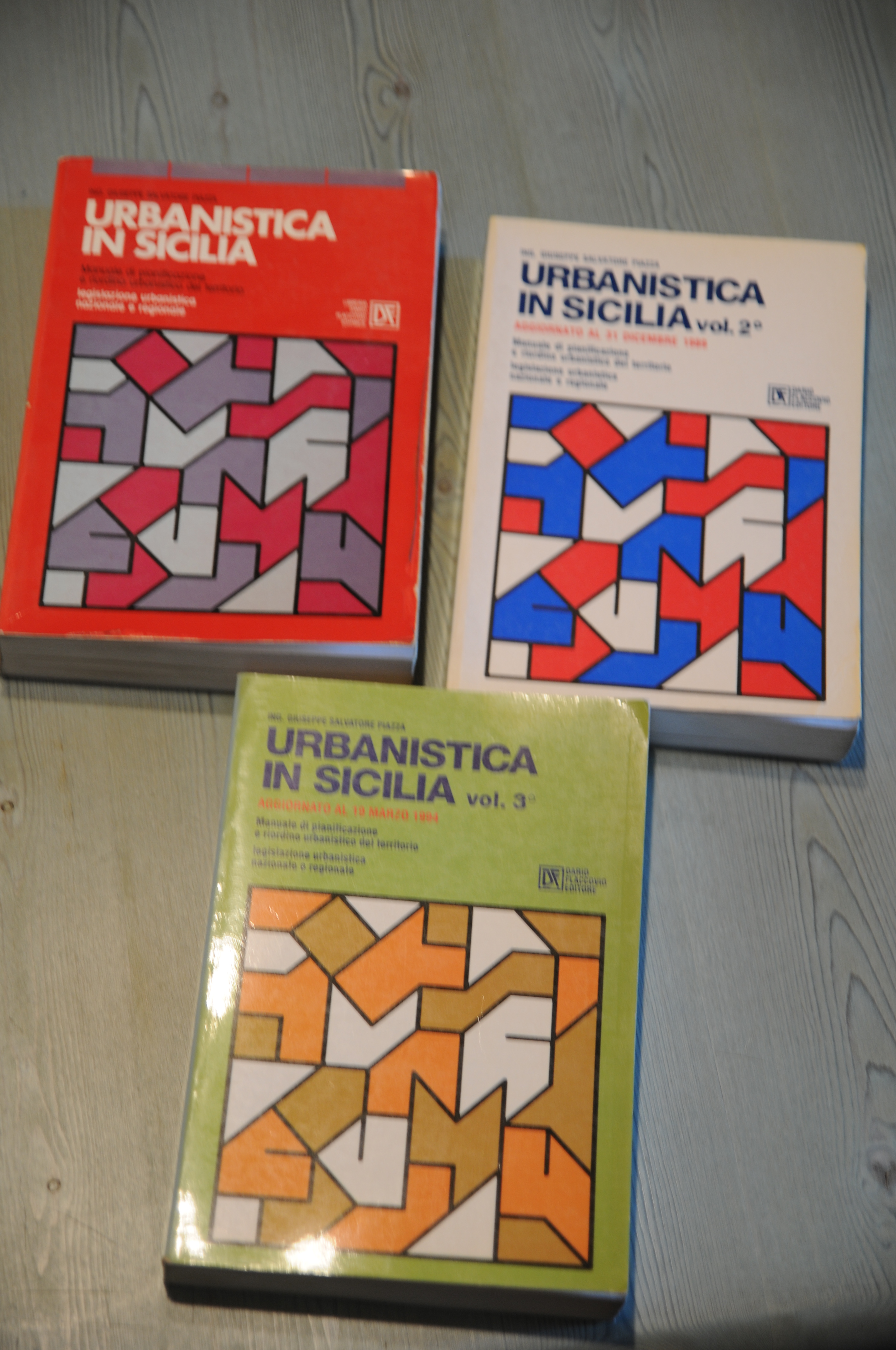 URBANISTICA IN SICILIA 3 voll. nuovi