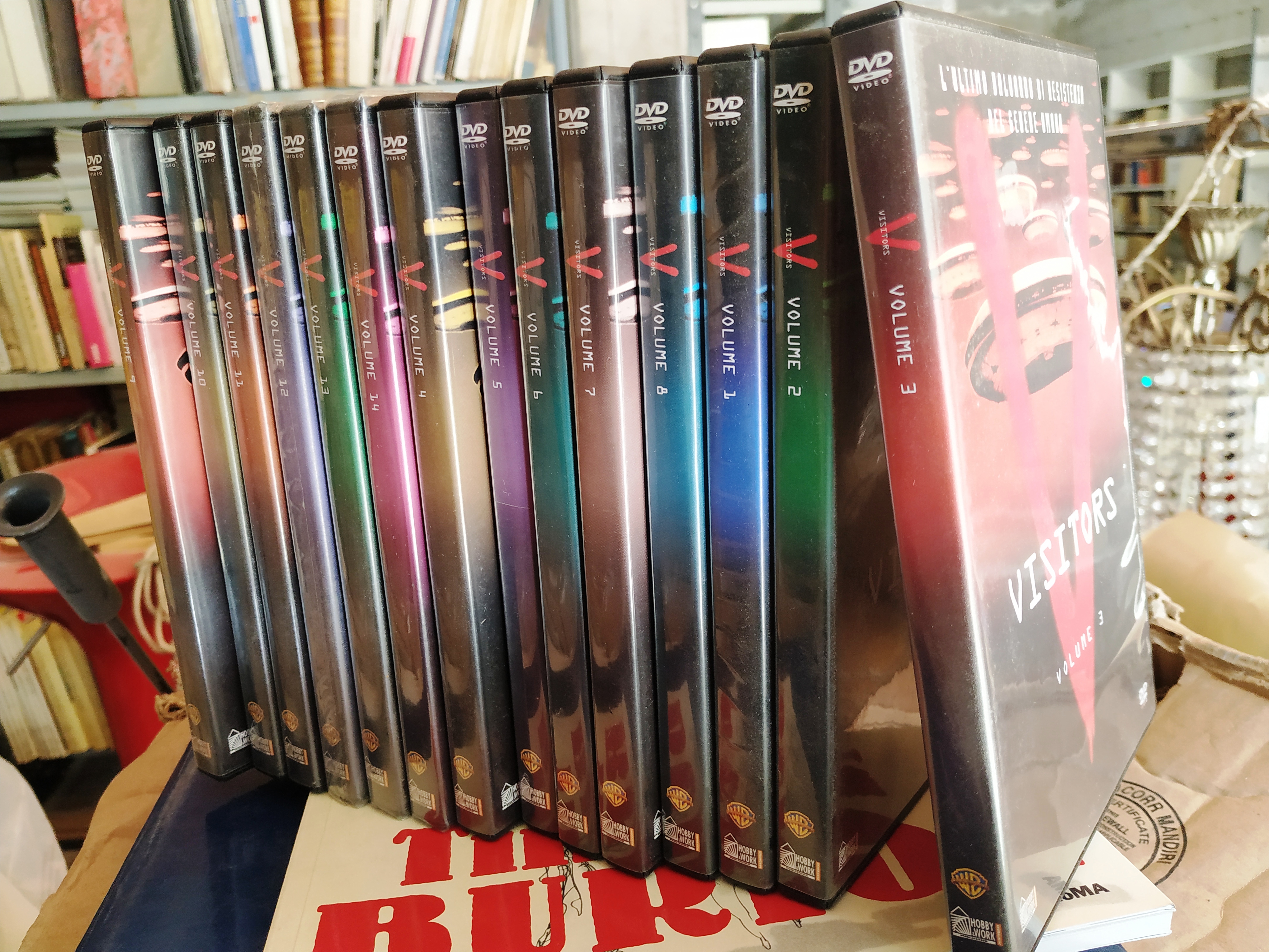 v for visitors 14 dvd nuovi serie cpl.