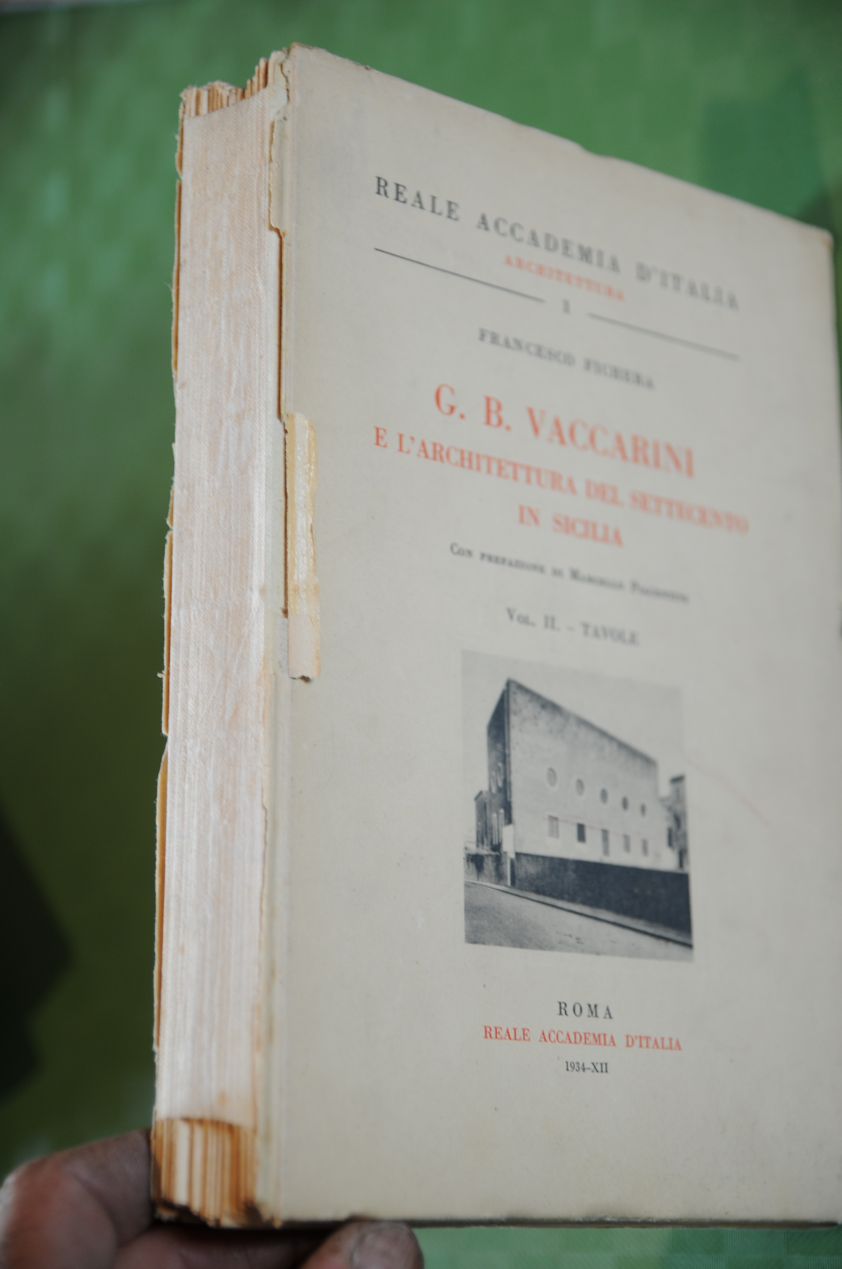 vaccarini e l'architettura del settecento in sicilia vol. II tavole …