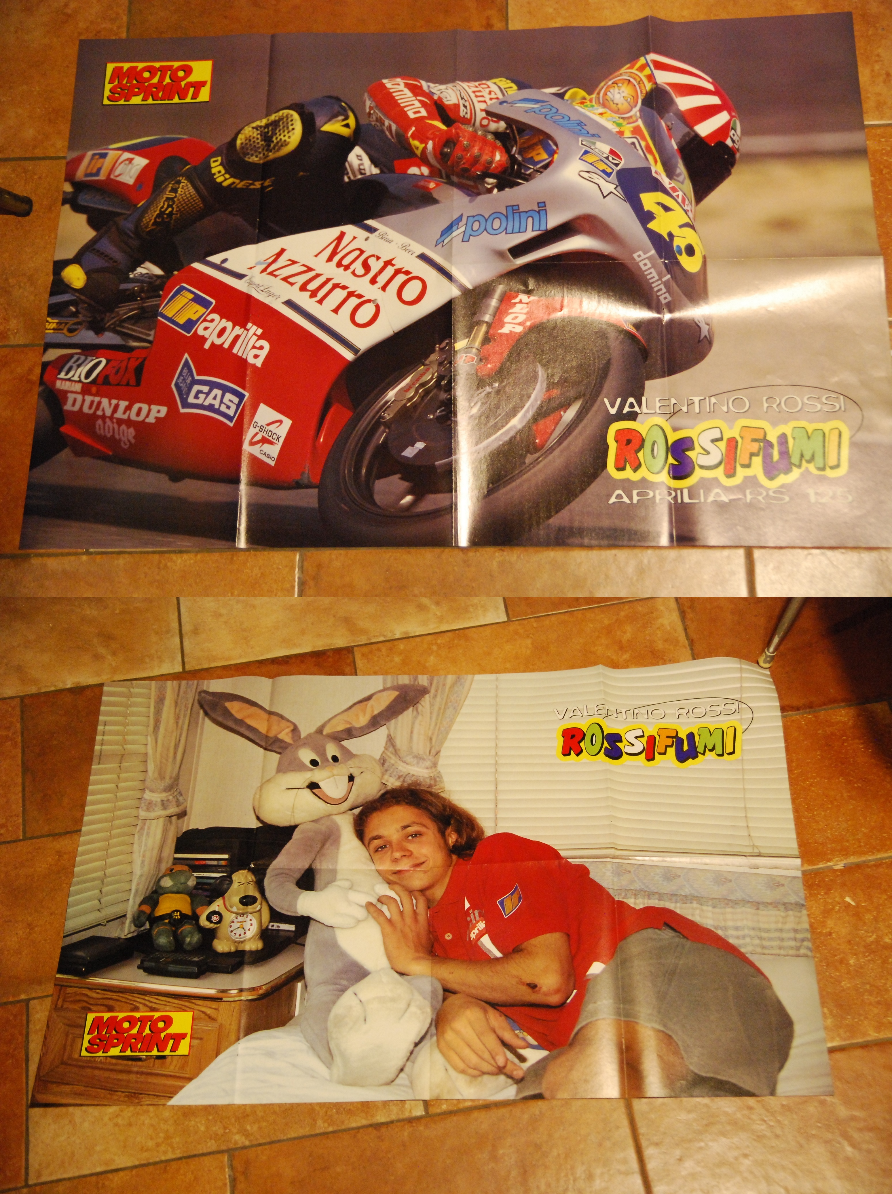 valentino rossi rossifumi qprilia rs 125