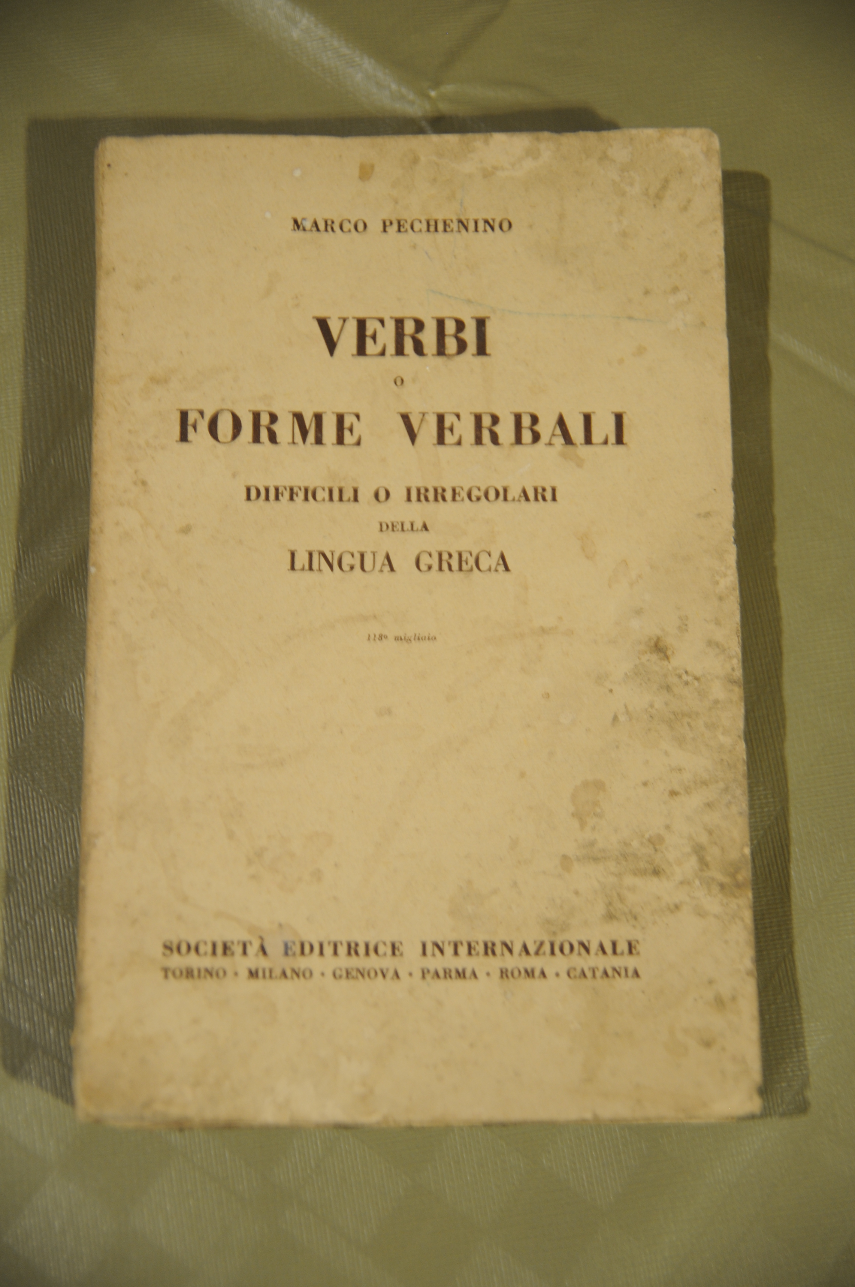verbi e forme verbali difficili irregolari della lingua greca