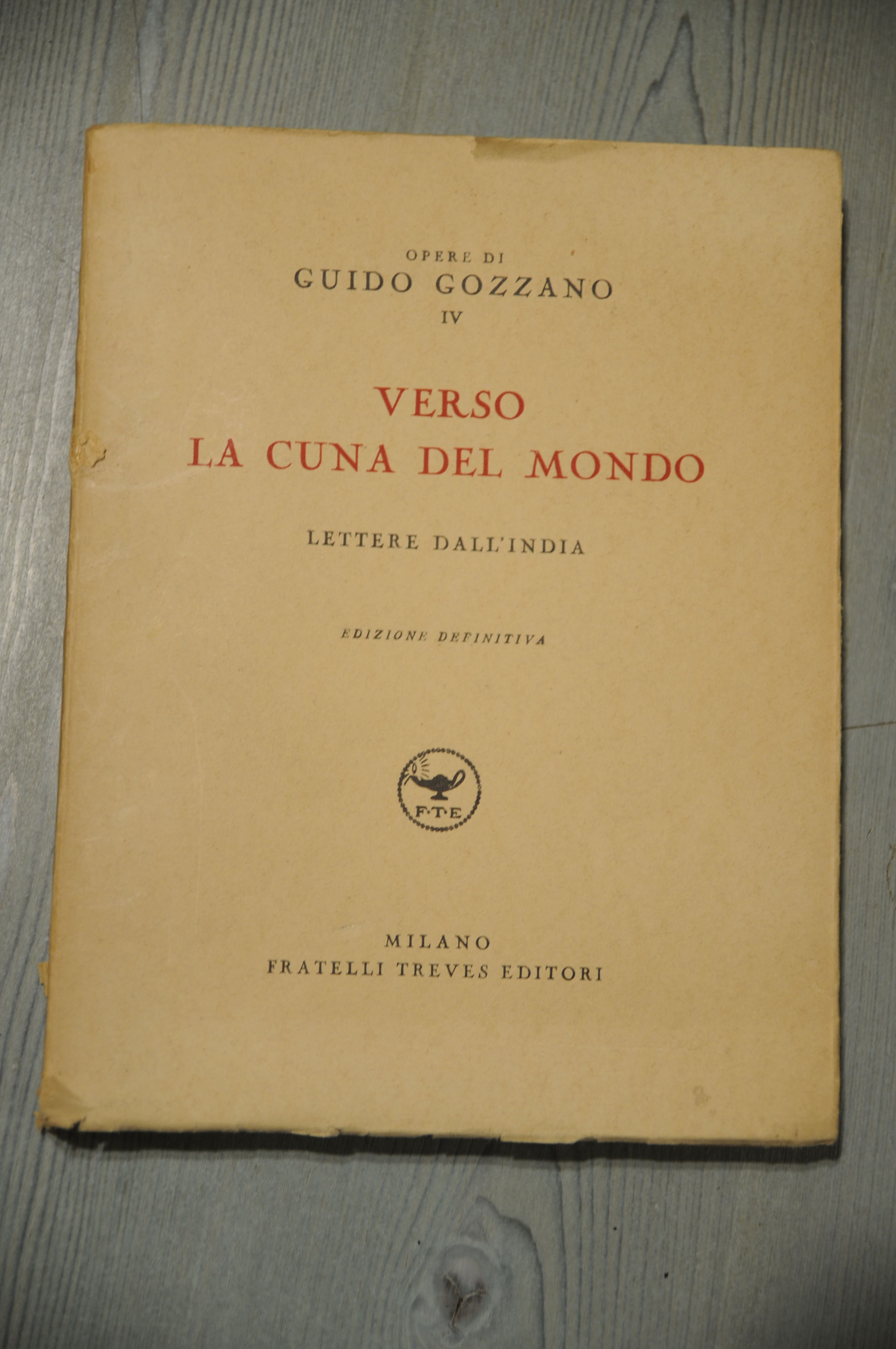 verso la cuna del mondo lettere dall'india