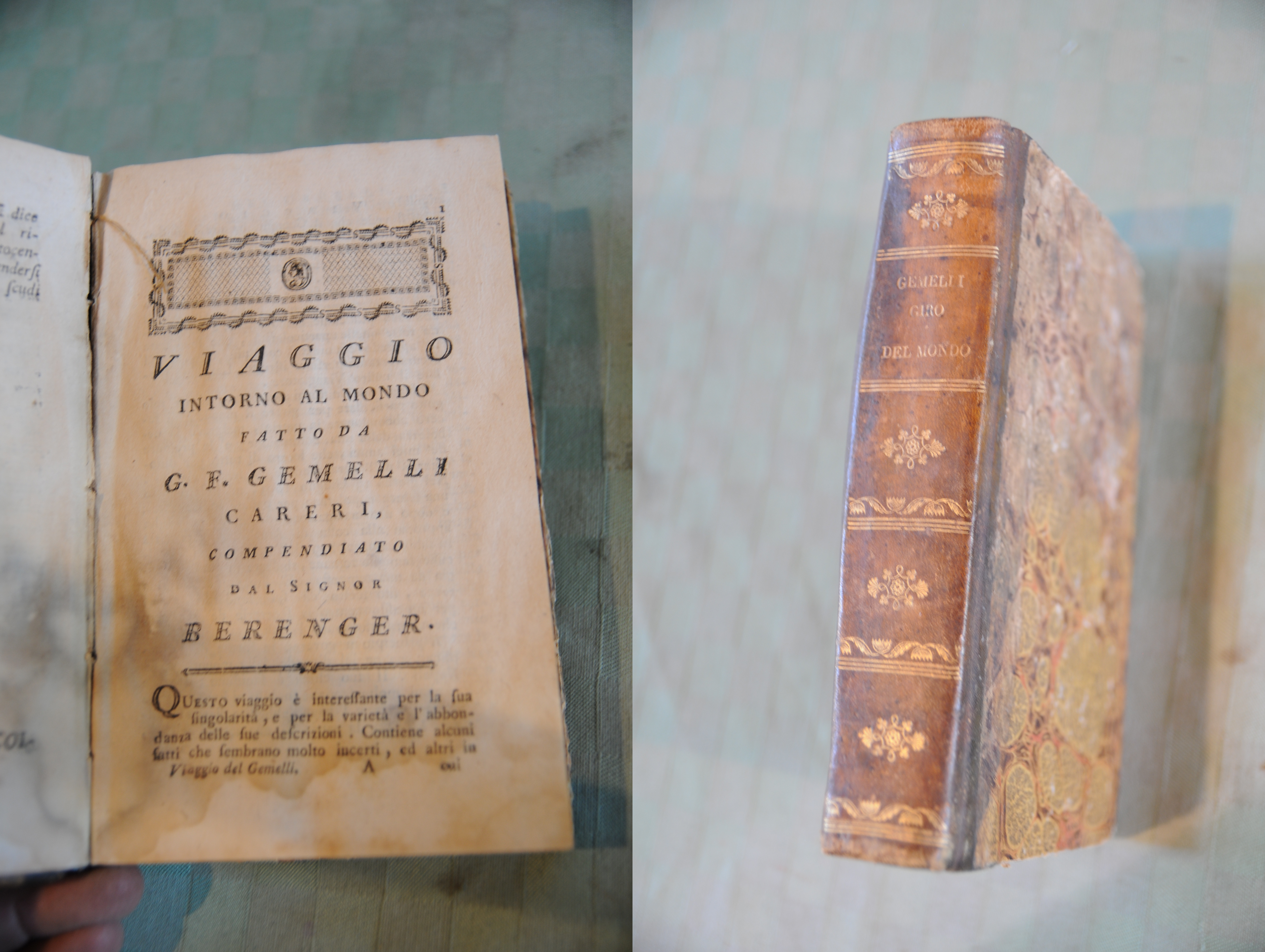 viaggio intorno al mondo fatto da gemelli compendiato dal signor …