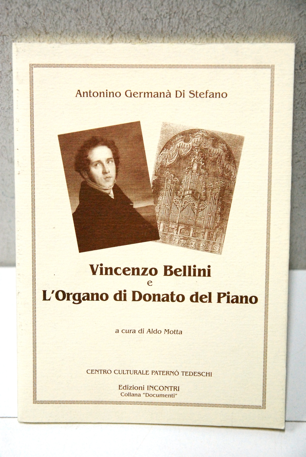 vincenzo bellini e l'organo di donato del piano NUOVO