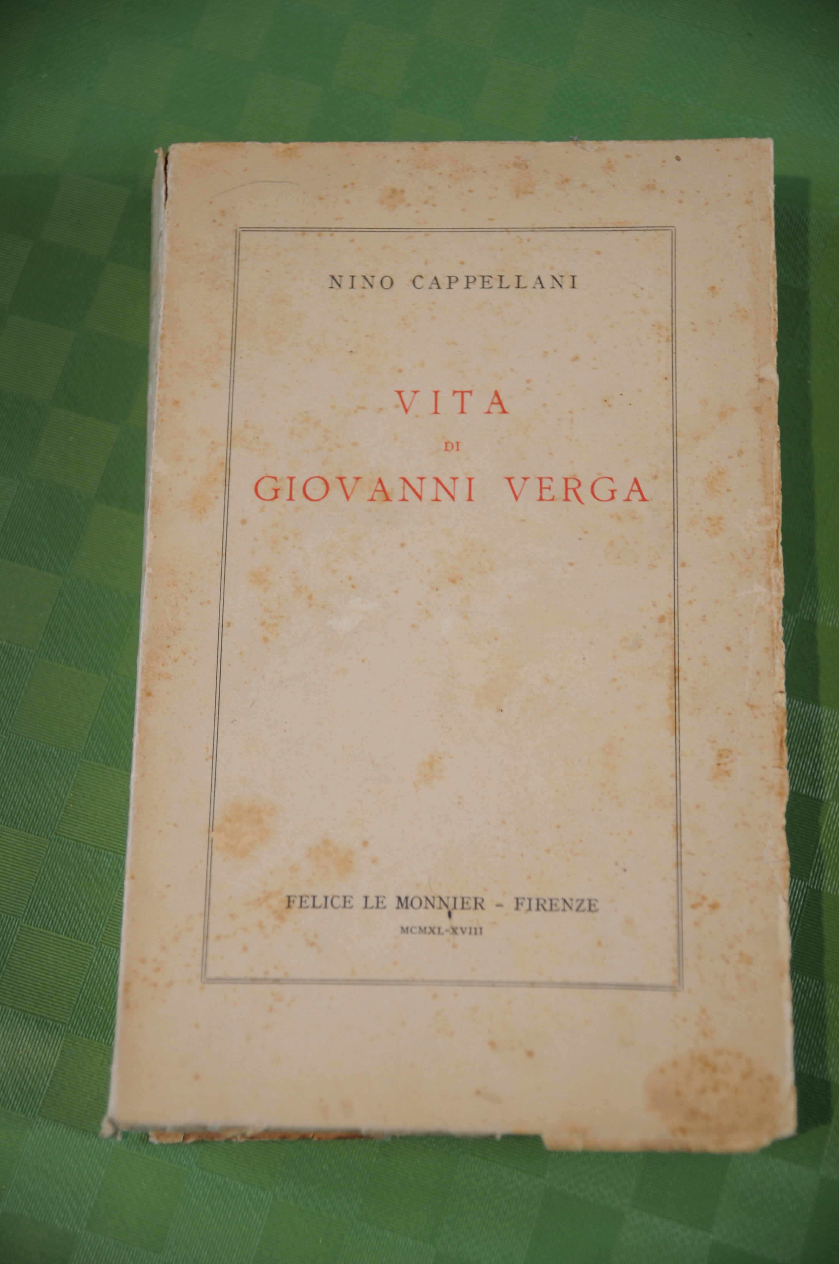 vita di giovanni verga 1948