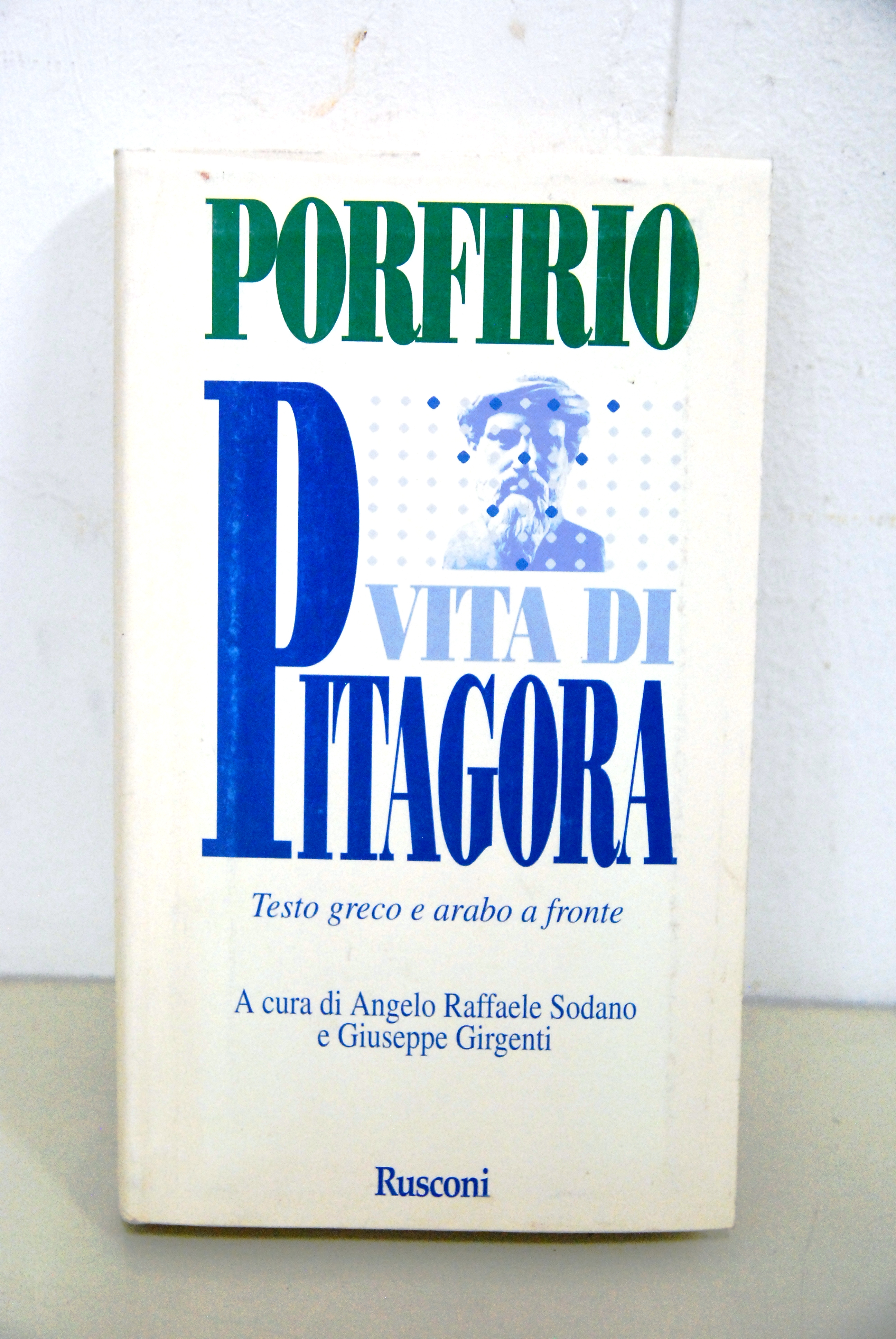 vita di pitagora testo greco e arabo a fronte NUOVO