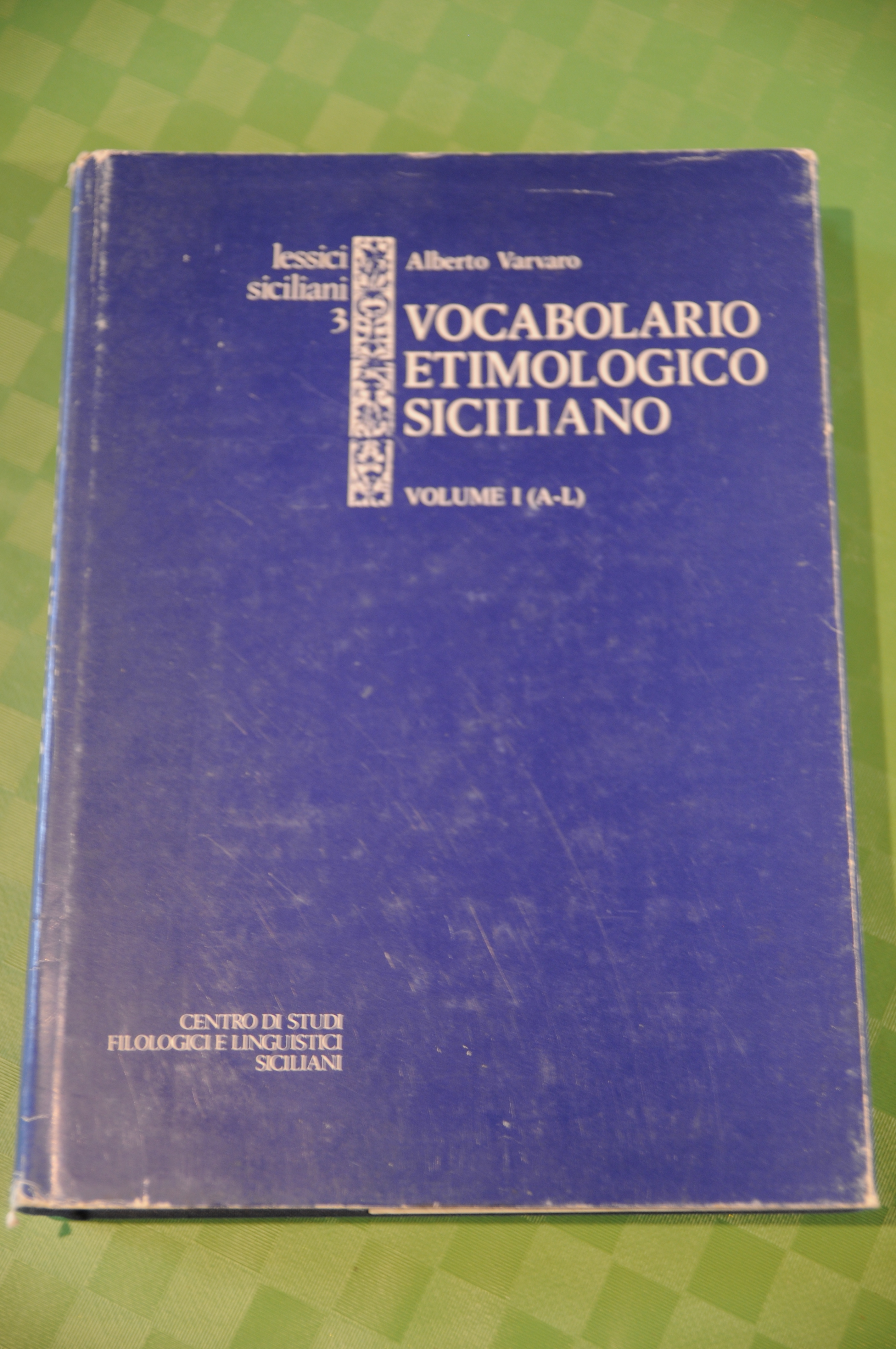 vocabolario etimologico siciliano vol. 1 AL