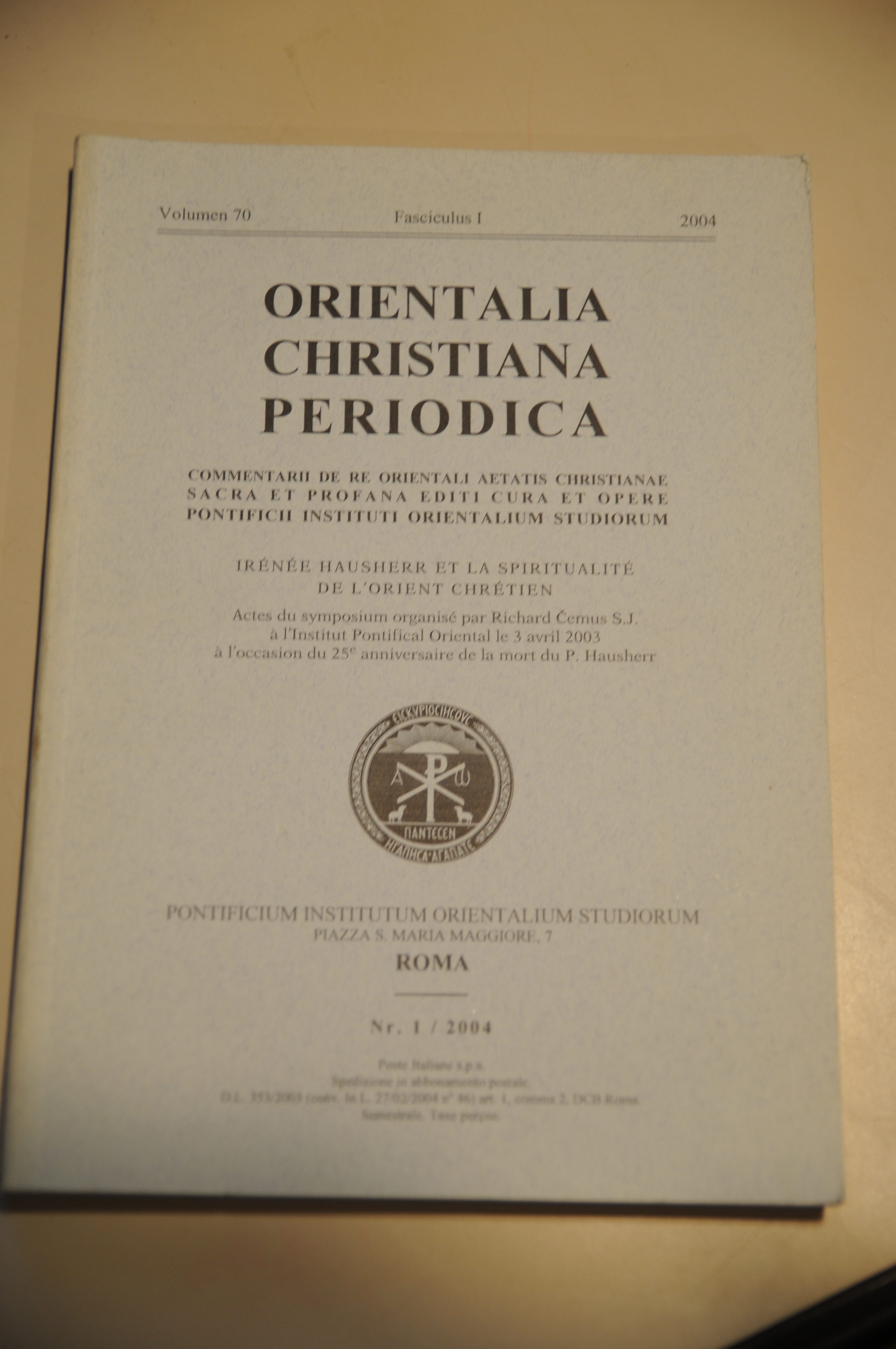 volumen 70 fasciculus I N. 1 NUOVISSIMO