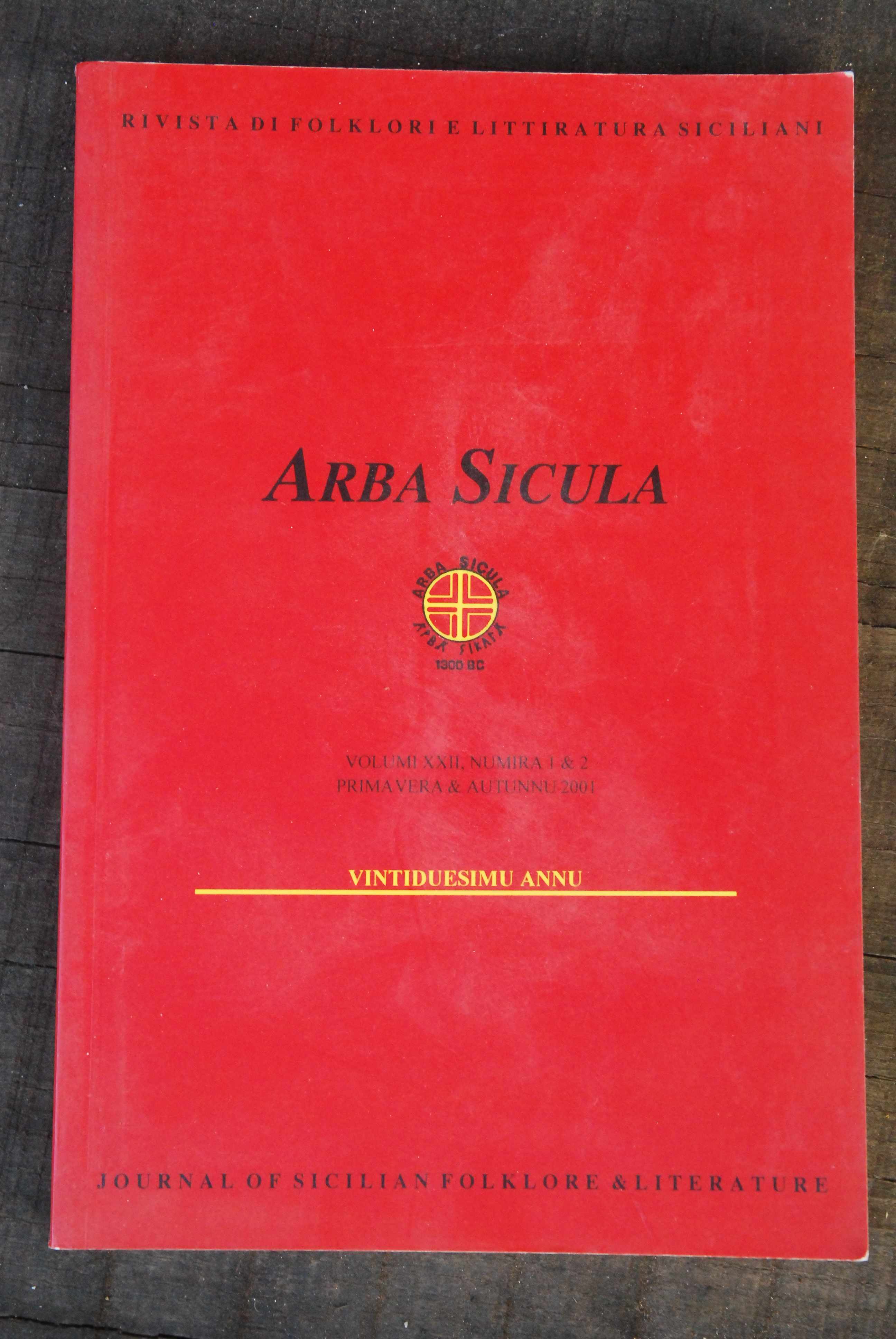 volumi xxii numeri 1 e 2 del 2001