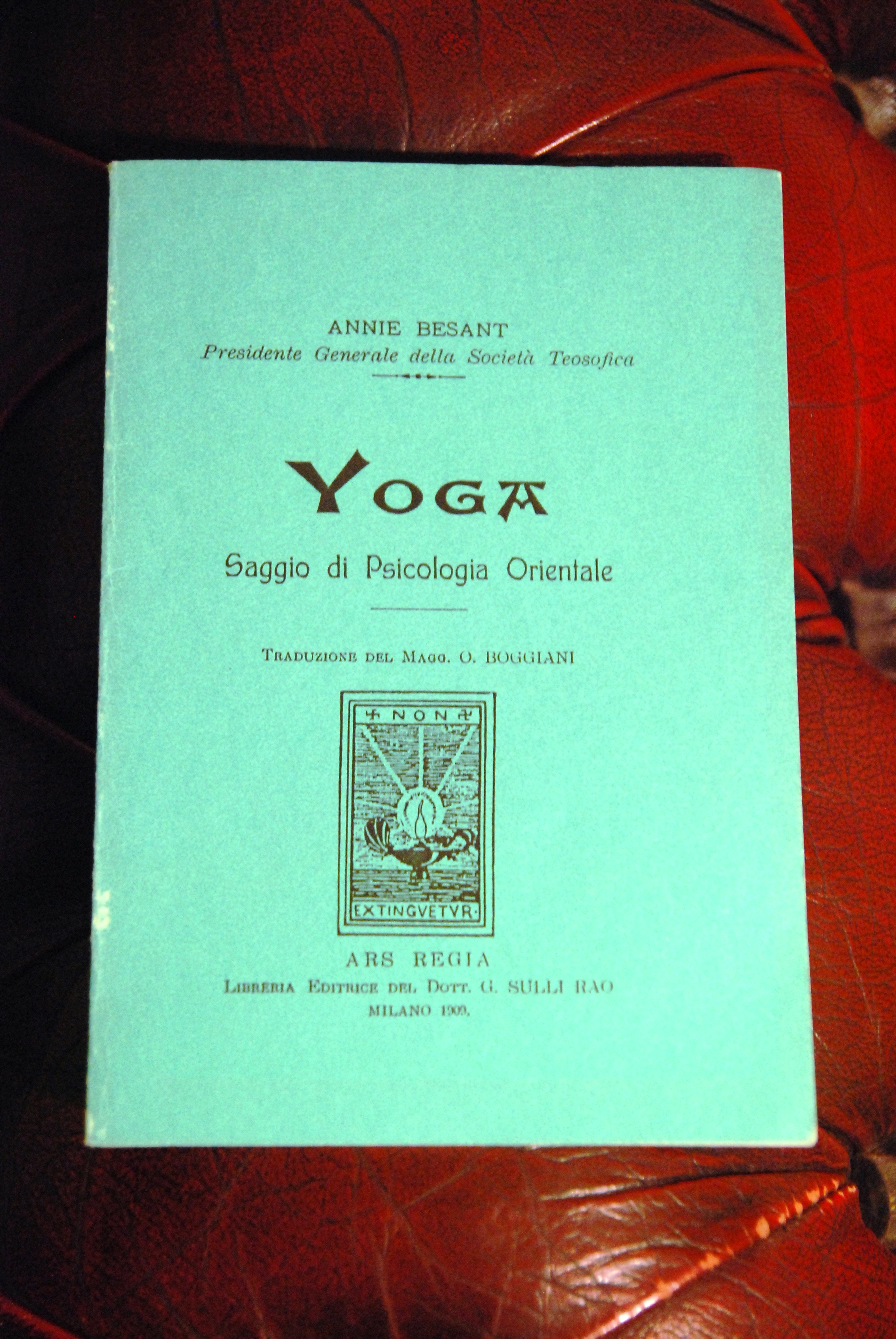 YOGA saggio di psicologia orientale R.A.