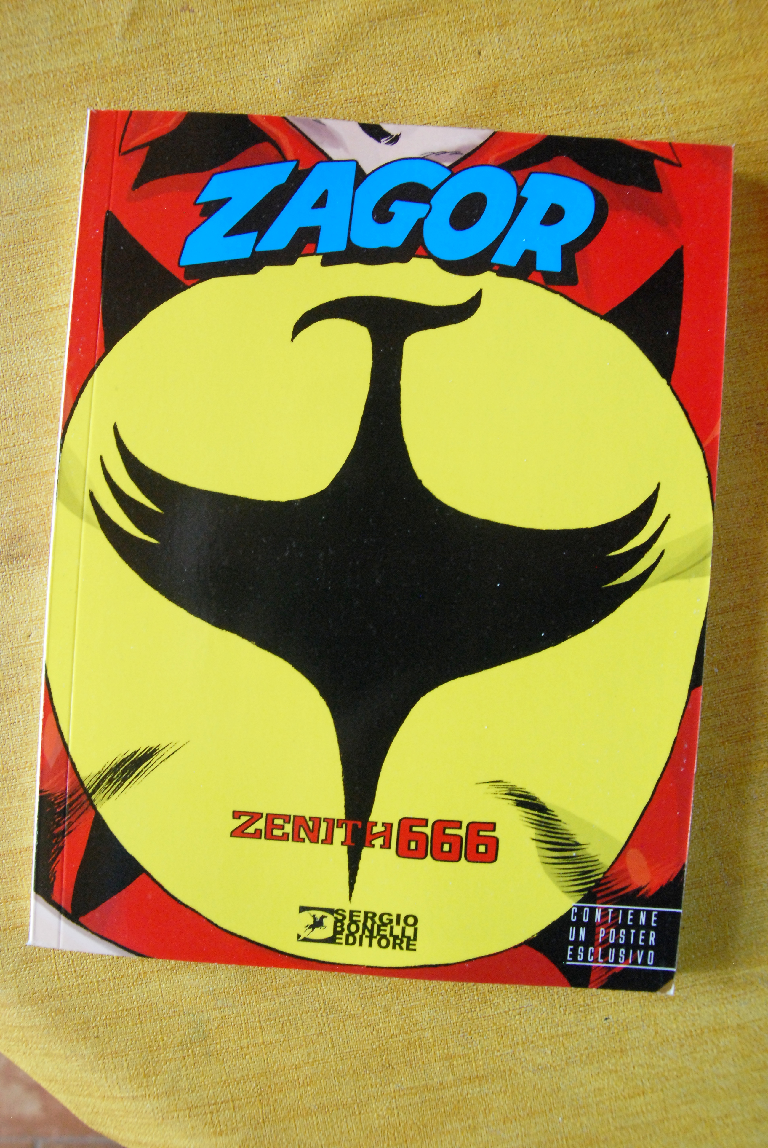 zagor zenith 666 edizione variant etnacomics 2022 NUOVISSIMO con poster