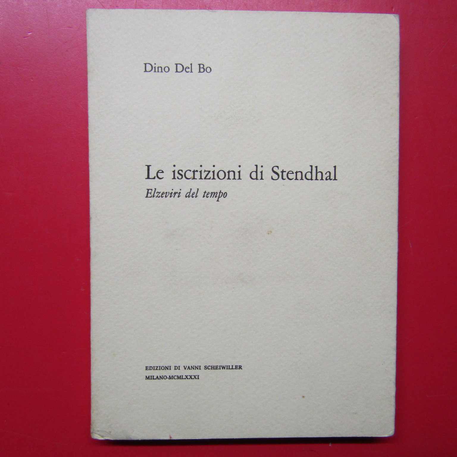 Le iscrizioni di Stendhal