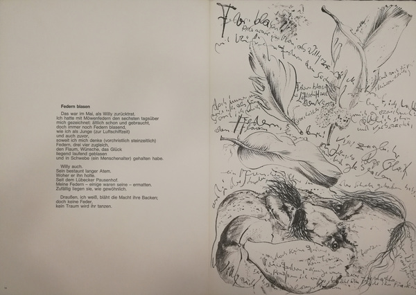 MIT SOPHIE IN DIE PILZE GEGANGEN. - Gedichte und Lithographien.