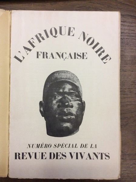 LA REVUE DES VIVANTS. - IV année . N 1 …