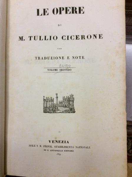 OPERA AD OPTIMAS EDITIONES COLLATA. - Praemittitur vita ex Plutarchi …