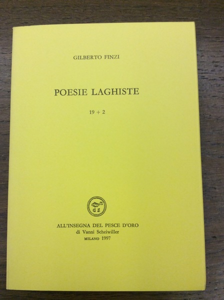 POESIE LAGHISTE: 19 + 2.