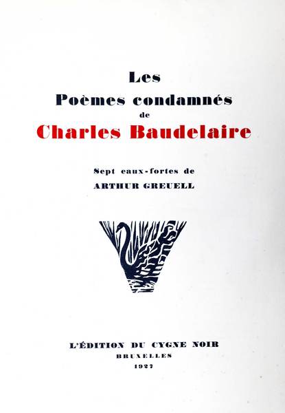 LES POEMES CONDAMNE'. - Sept eaux-fortes de Arthur Greuell.