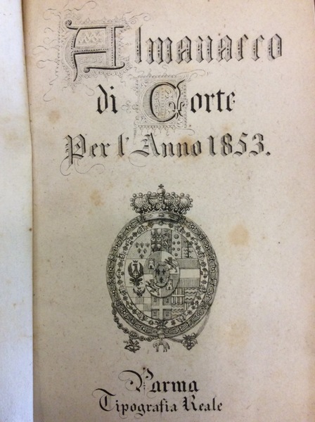 ALMANACCO DI CORTE PER L'ANNO 1853.