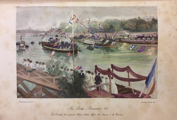LE TSAR ET LA TSARINE EN FRANCE. - Hommage au …
