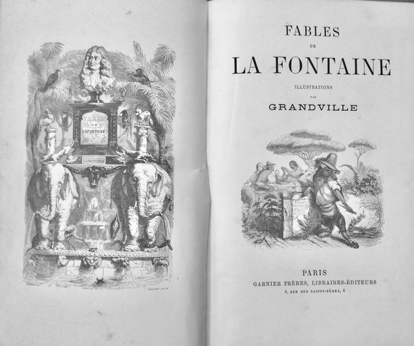 FABLES. - Illustrations par Grandville.
