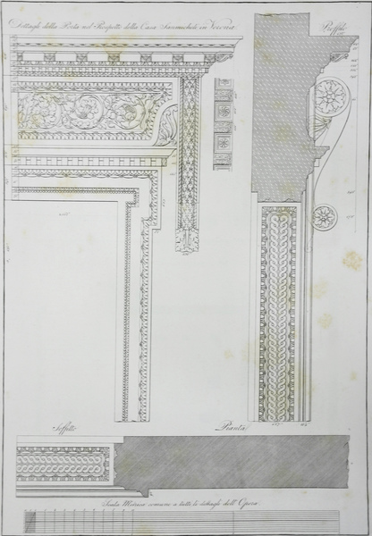 LE FABBRICHE CIVILI ECCLESIASTICHE E MILITARI. - Disegnate ed incise …