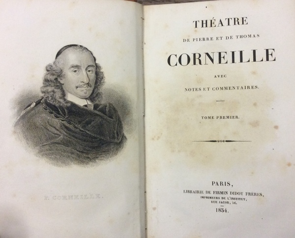 THEATRE DE PIERRE ET DE THOMAS CORNEILLE. - Avec notes …