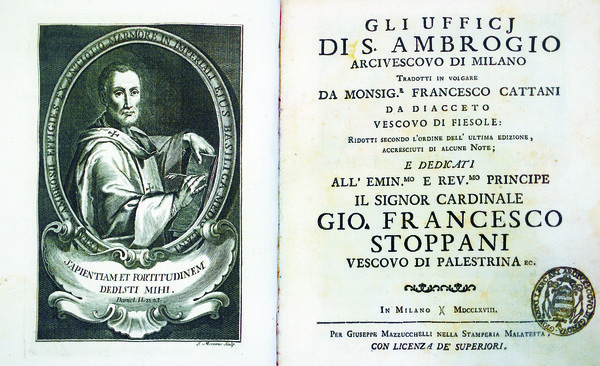 GLI UFFICI DI S. AMBROGIO ARCIVESCOVO DI MILANO. - Tradotti …