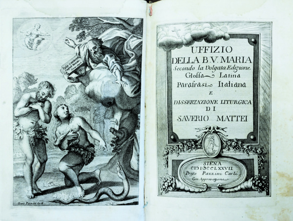 UFFIZIO DELLA BV MARIA SECONDO LA VOLGATA EDIZIONE. - Glossa …