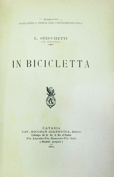IN BICICLETTA.