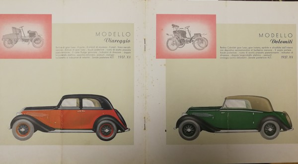 BIANCHI S9 1937. - Soc. An. Edoardo Bianchi, Fabbrica Automobili …