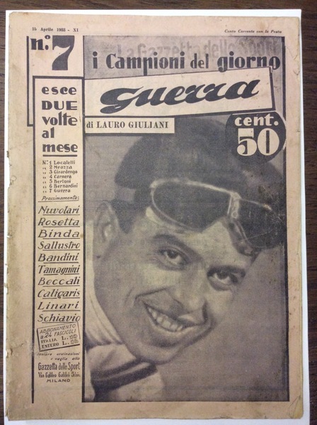 GUERRA - I CAMPIONI DEL GIORNO. - Esce due volte …