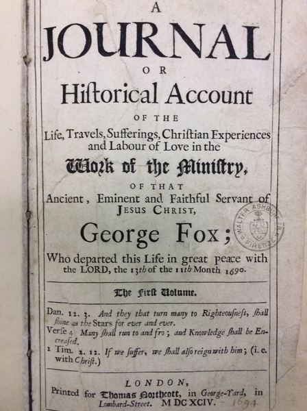 A JOURNAL OR HISTORICAL ACCOUNT OF THE LIFE TRAVELS SUFFERING …