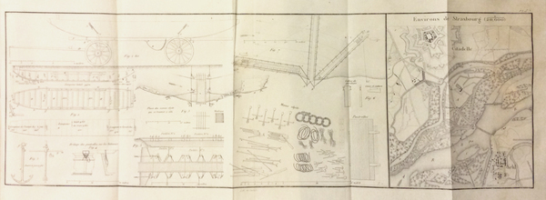 ESSAI D'UNE INSTRUCTION SUR LE PASSAGE DES RIVIERES. 3 Volumi. …