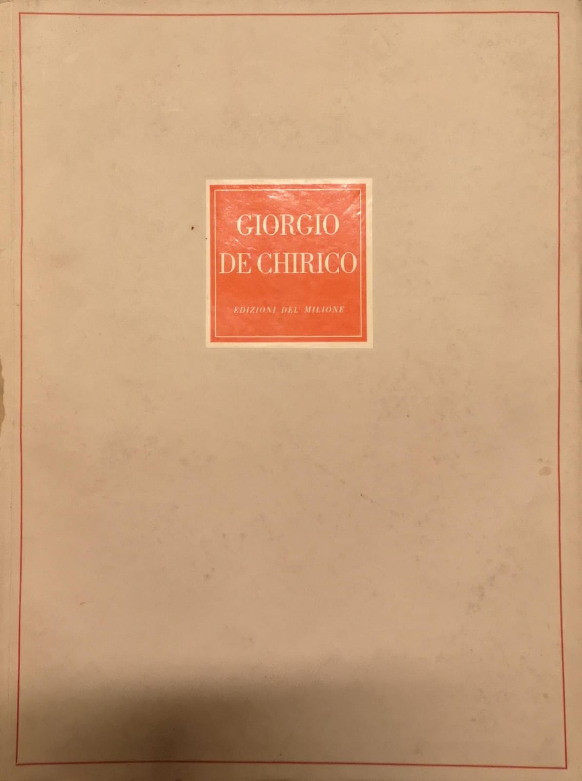 12 OPERE DI GIORGIO DE CHIRICO.