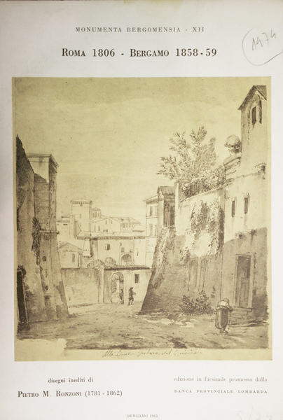 DISEGNI INEDITI DI PIETRO RONZONI (1781-1862). - Terza parte: Angoli …