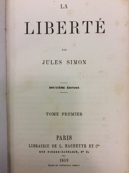 LA LIBERTE.